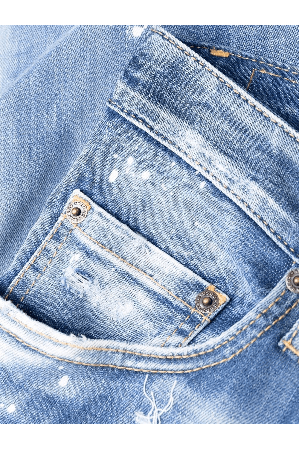 Dsquared2 Medium Spotty Wash Super Twinky Jeans Blau