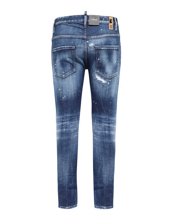 Dsquared2 – Skaterjeans in Basic-Waschung in Blau