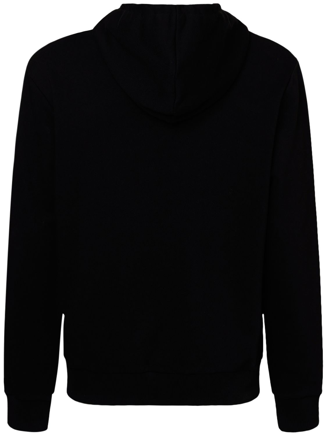 Balmain Paris – Schwarzer Kapuzenpullover mit Logo-Print