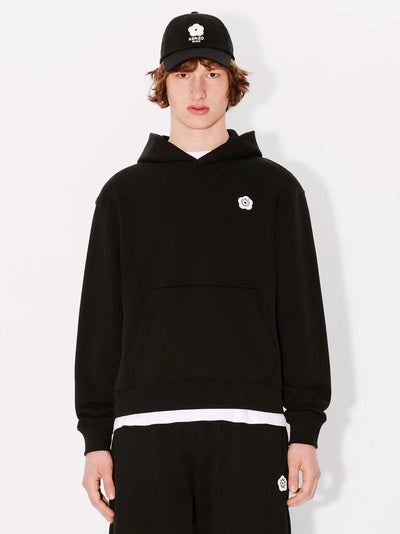 Kenzo – Bedruckter Kapuzenpullover „Boke Flower 2.0“ in Schwarz