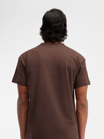 Jacquemus – T-Shirt mit Le-Logo-Print in Braun