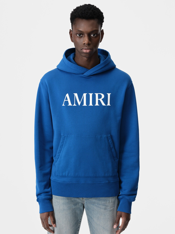 Amiri – Kapuzenpullover mit Core-Logo in Blau
