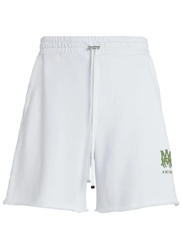 Amiri – Weiße Sweatshorts mit MA-Logo