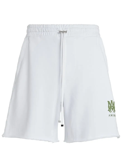 Amiri – Weiße Sweatshorts mit MA-Logo