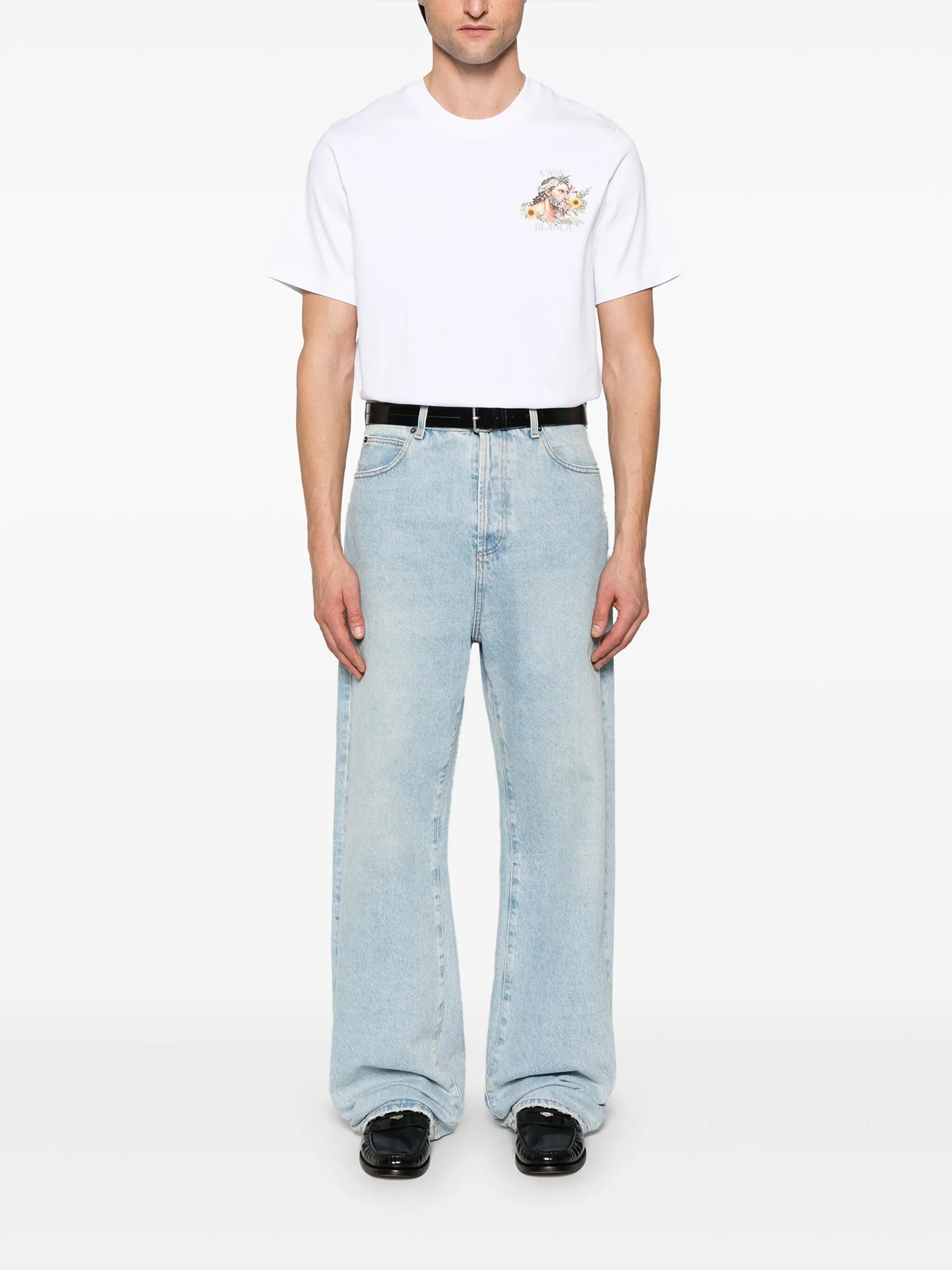 Casablanca – Weißes T-Shirt mit „Celebration Du Sport“-Print
