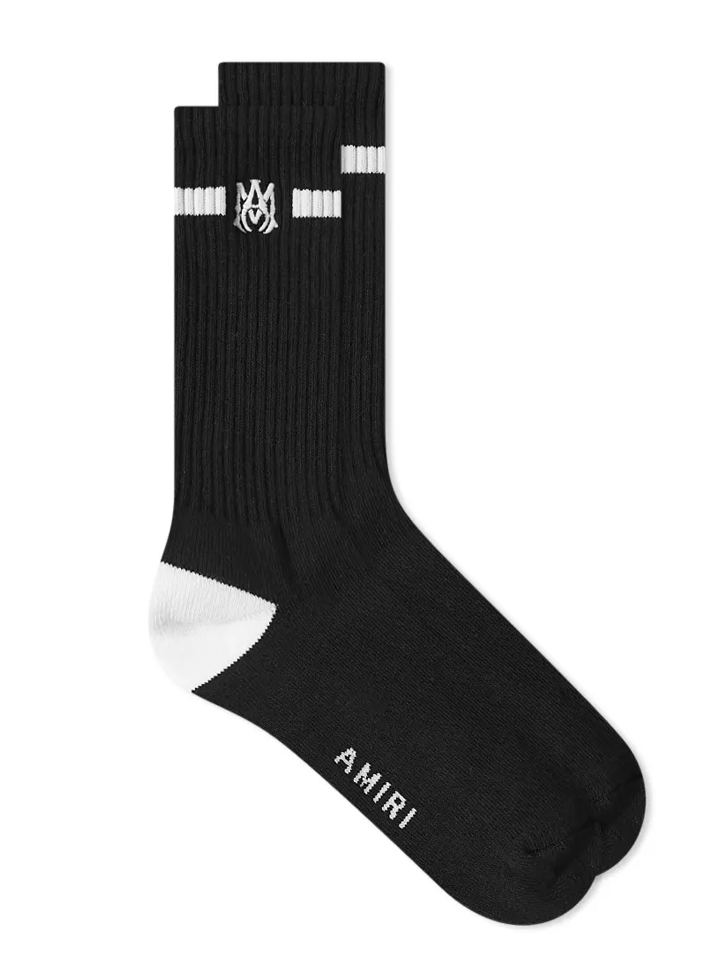 Amiri – MA-Stickerei-Socken in Schwarz
