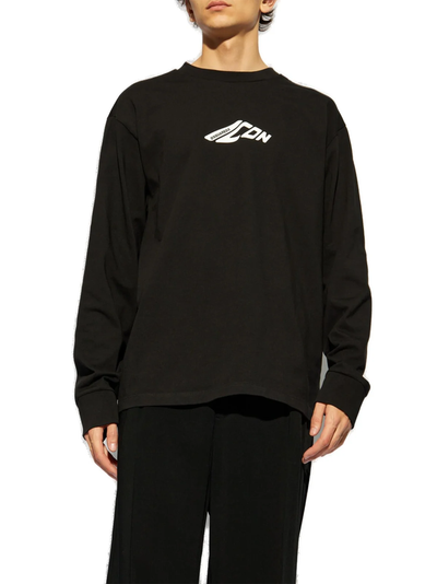 Dsquared2 – Schwarzes Sweatshirt mit Icon-Logo der New Generation