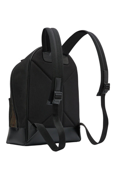 Burberry – Karierter Rucksack aus Netzstoff in Beige