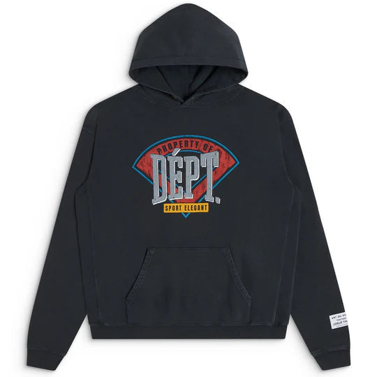 Gallery Dept. Field Graphic Hoodie Vintage Schwarz