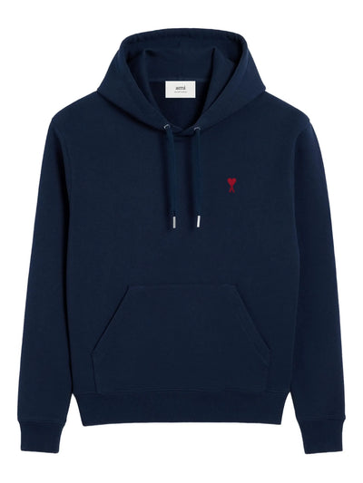 Ami Paris de Coeur Kapuzenpullover in Marineblau