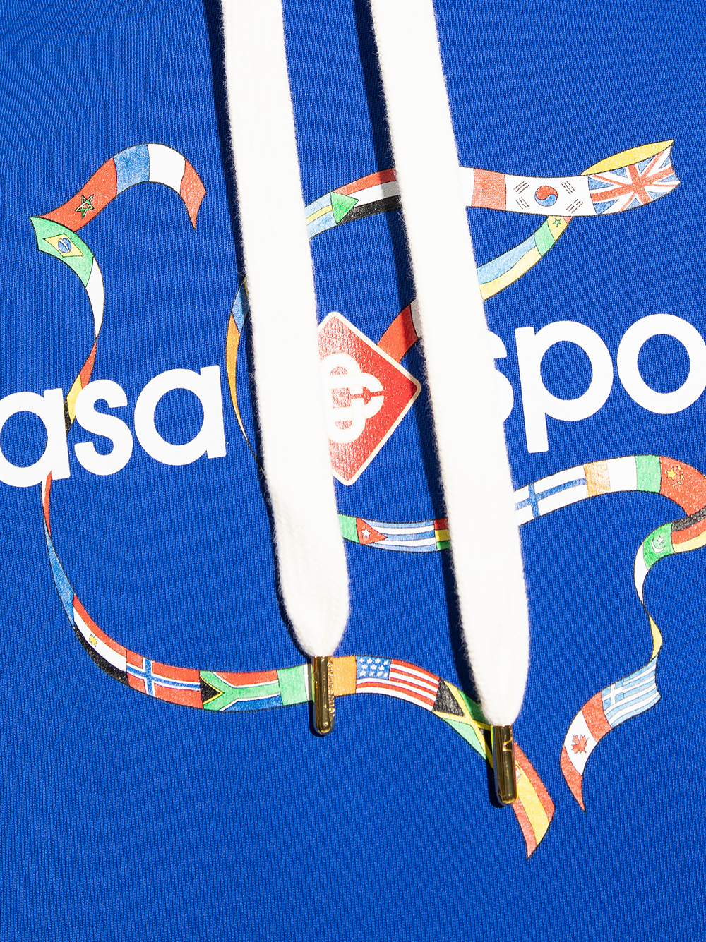 Casablanca Sport Logo Hoodie Blau