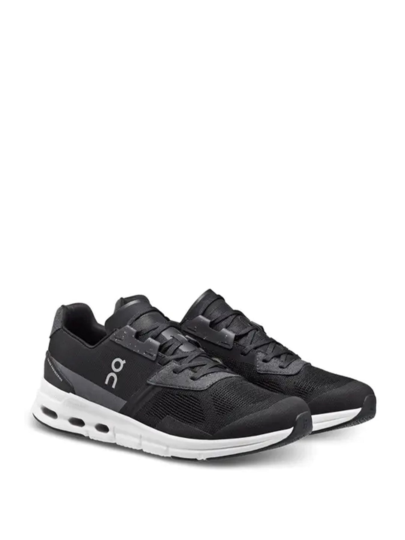 On Running – CloudRift-Sneaker in Schwarz/Weiß