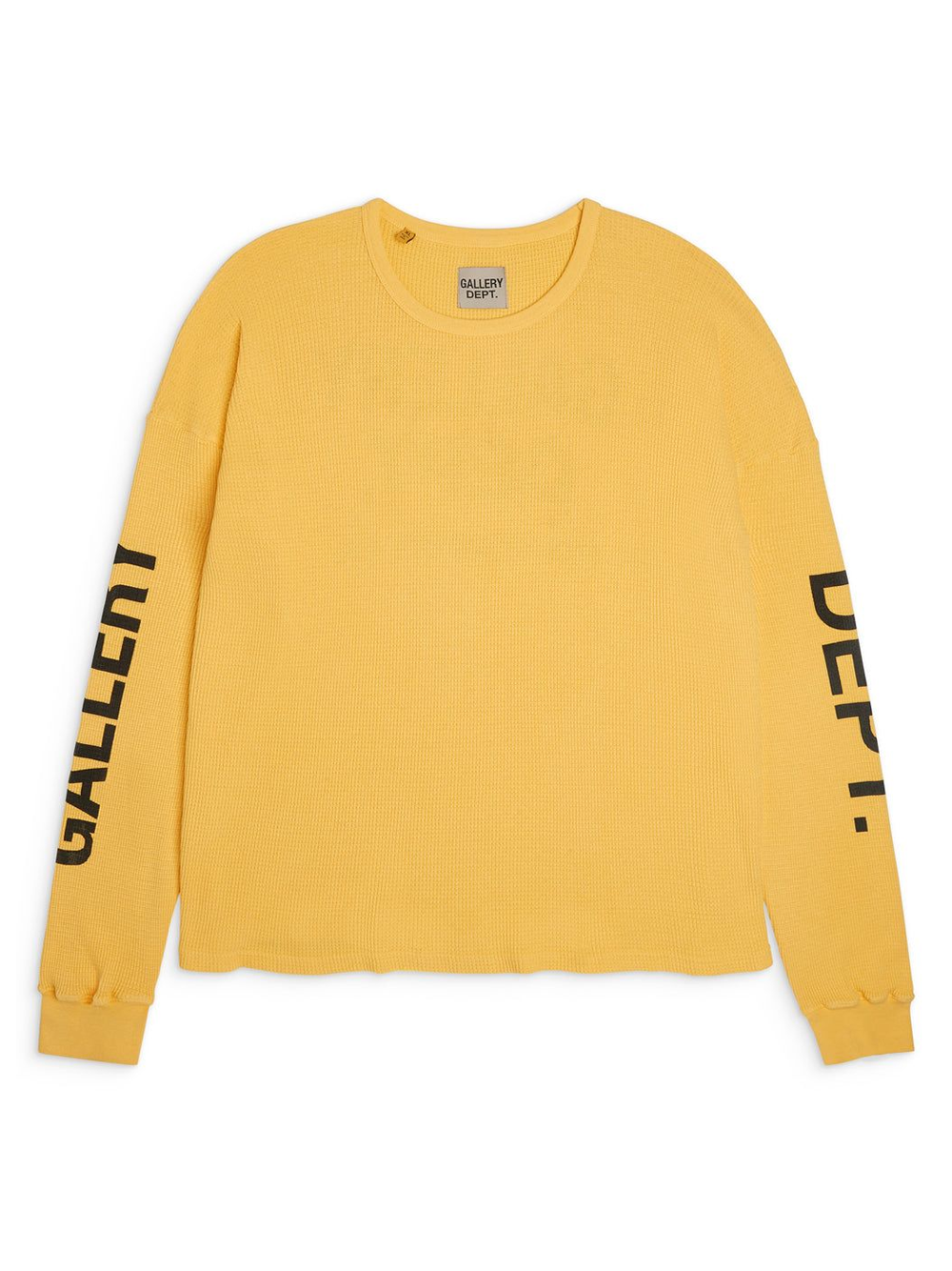 Gallery Dept – Langärmliges Thermo-T-Shirt in Gelb