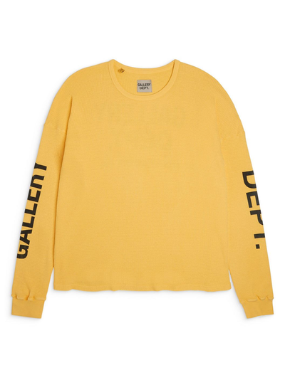 Gallery Dept – Langärmliges Thermo-T-Shirt in Gelb