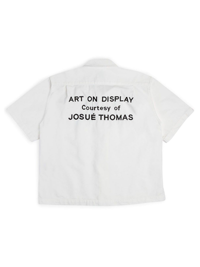 Gallery Dept Stadium Uniform Parker Shirt in Weiß