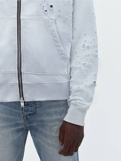 Amiri – Washed MA Shotgun-Kapuzenpullover in Grau