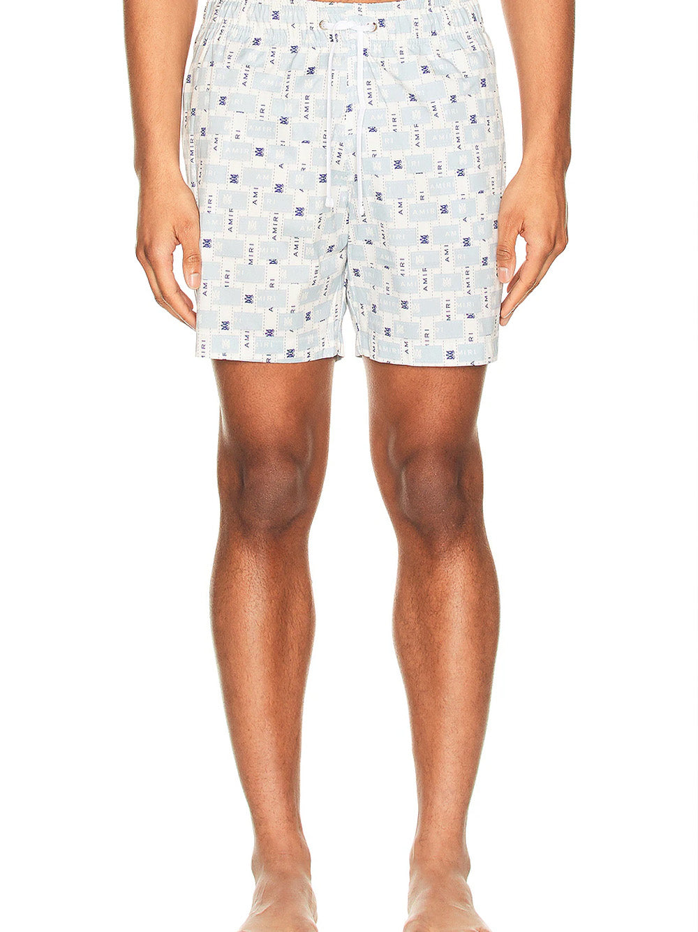 Amiri – Interweave-Badeshorts in Weiß