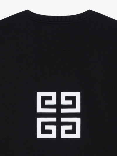 Givenchy – 4G – Schmal geschnittenes Sweatshirt in Schwarz