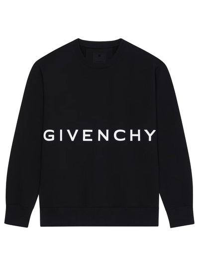 Givenchy – 4G – Schmal geschnittenes Sweatshirt in Schwarz