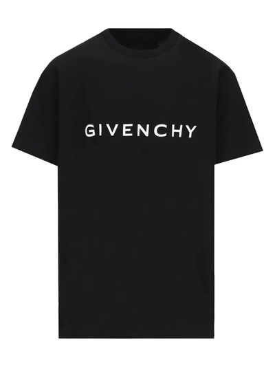 Givenchy – Übergroßes T-Shirt mit Archetype-Logoprint in Schwarz