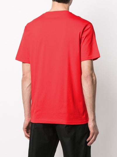 Givenchy – Refracted – Oversize-T-Shirt mit gesticktem Logo in Rot