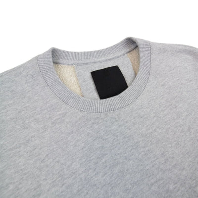 Givenchy – Schmal geschnittenes Sweatshirt „Archetype“ aus Fleece in Hellgrau