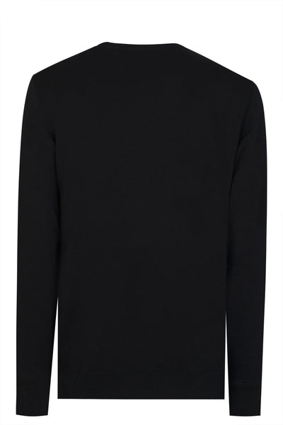 Givenchy Paris Vintage Signature – Schwarzes Sweatshirt mit gebrochenem Logo