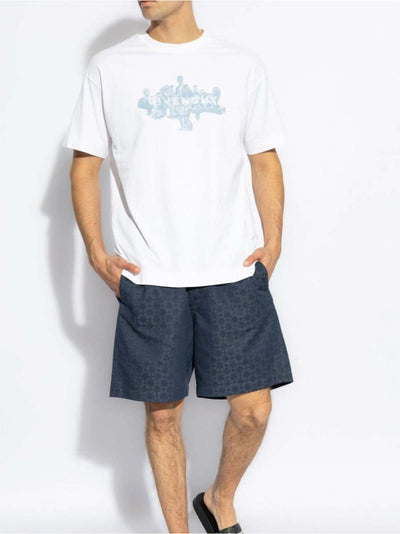 Givenchy – Übergroßes T-Shirt „Reverse Hubert Objects“ in Weiß