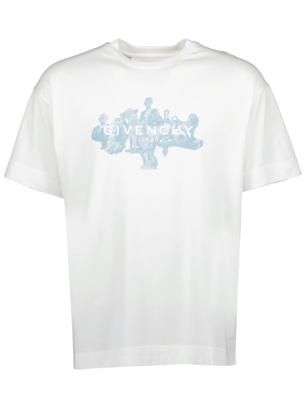 Givenchy – Übergroßes T-Shirt „Reverse Hubert Objects“ in Weiß
