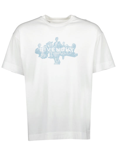 Givenchy – Übergroßes T-Shirt „Reverse Hubert Objects“ in Weiß