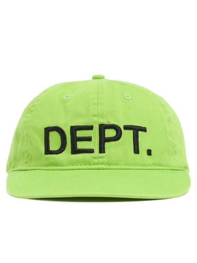Gallery Dept DEPT. Kappe mit gesticktem Logo in Flo Green