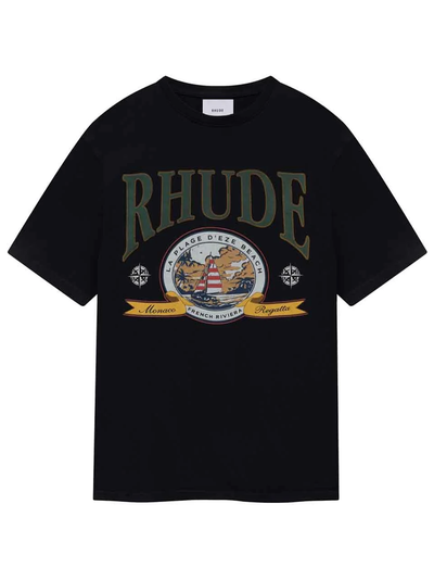 Rhude „Monaco Regatta“-T-Shirt in Schwarz