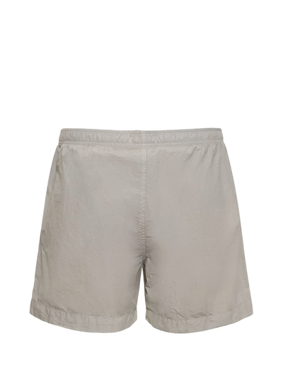 CP Company – Utility Swim – Graue Badeshorts mit Linsendetail und Taschen