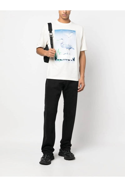Heron Preston – Weißes T-Shirt mit Censored Heron-Aufdruck