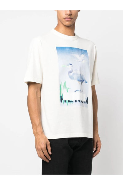 Heron Preston – Weißes T-Shirt mit Censored Heron-Aufdruck