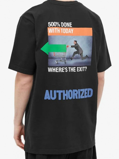 Heron AF – Autorisiertes Heron-T-Shirt mit Aufdruck in Schwarz