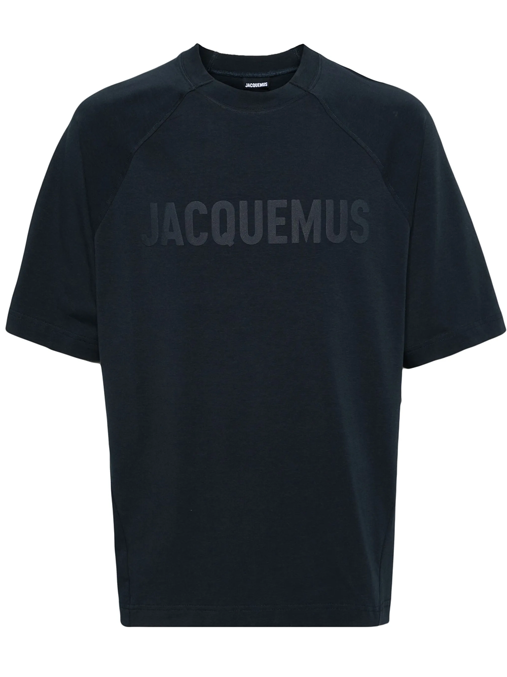 Jacquemus Le T-Shirt Typo Dunkelblau