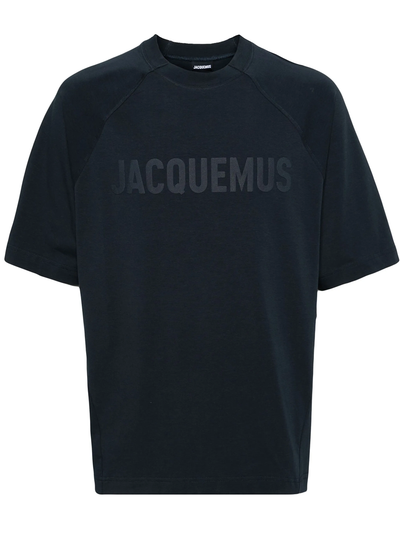 Jacquemus Le T-Shirt Typo Dunkelblau