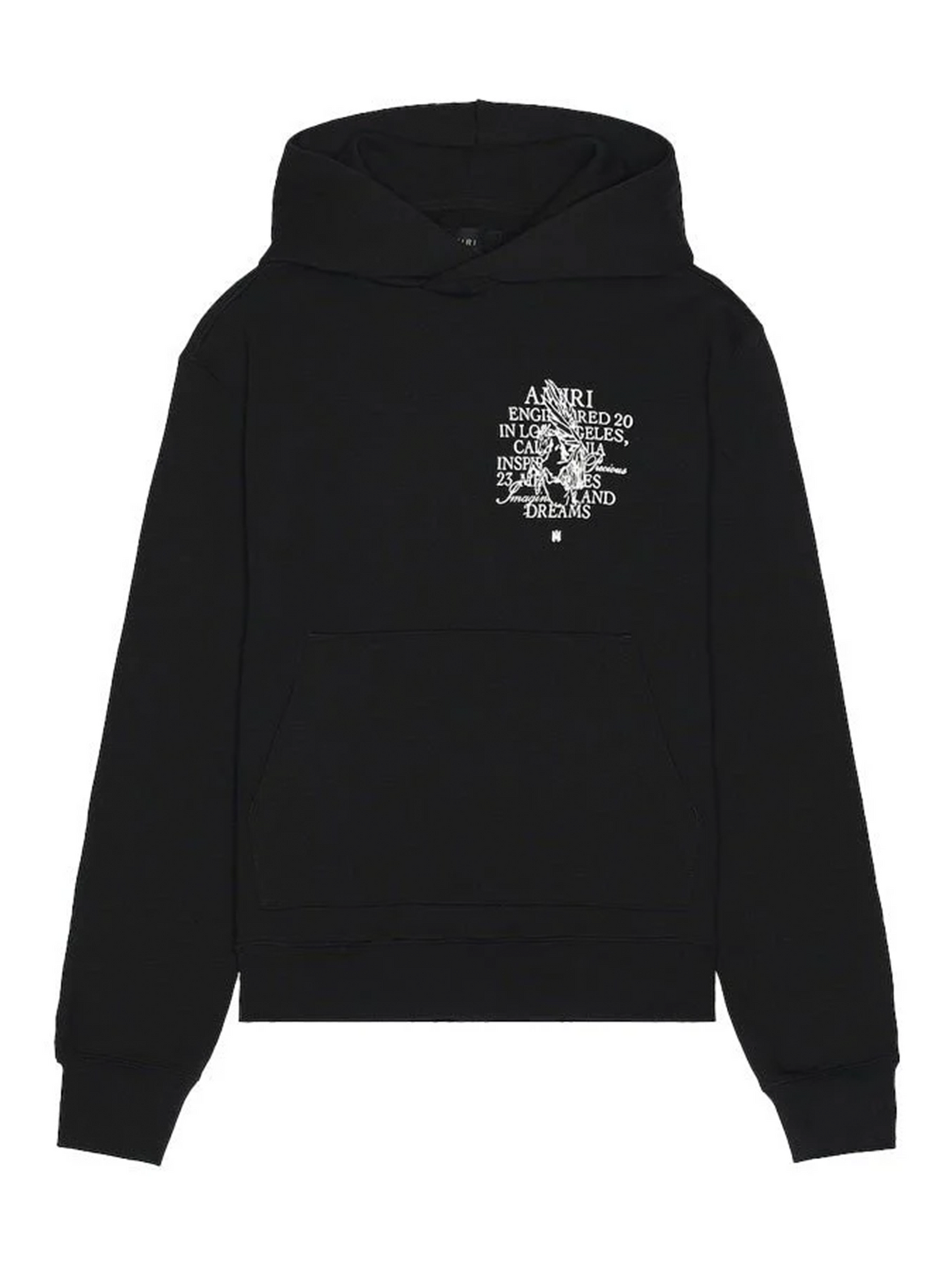 Amiri – Bedruckter Kapuzenpullover „Precious Memories“ in Schwarz