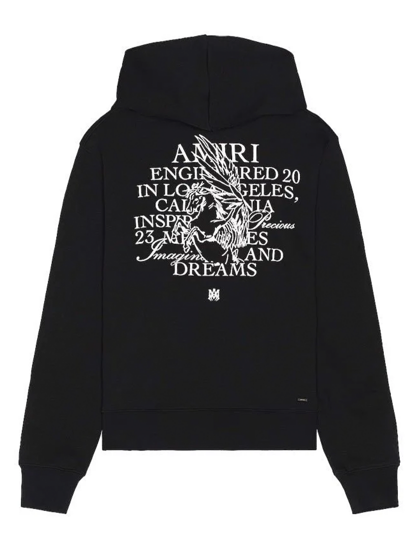 Amiri – Bedruckter Kapuzenpullover „Precious Memories“ in Schwarz