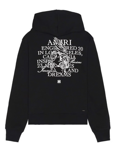 Amiri – Bedruckter Kapuzenpullover „Precious Memories“ in Schwarz