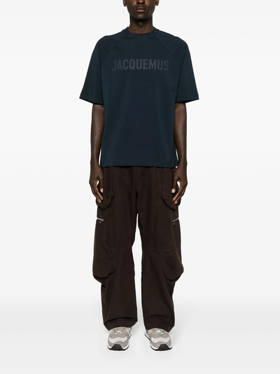 Jacquemus Le T-Shirt Typo Dunkelblau