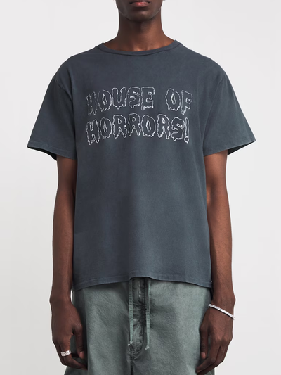 Gallery Dept – Horrors-T-Shirt in Vintage-Schwarz