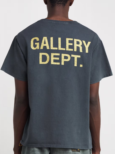 Gallery Dept – Horrors-T-Shirt in Vintage-Schwarz