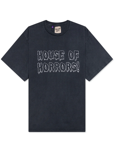 Gallery Dept – Horrors-T-Shirt in Vintage-Schwarz