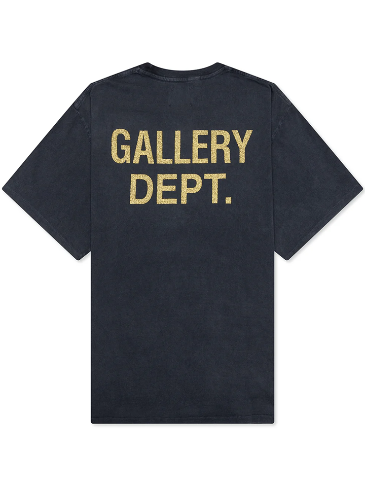 Gallery Dept – Horrors-T-Shirt in Vintage-Schwarz