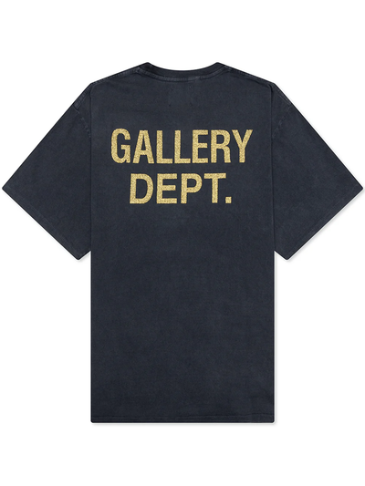 Gallery Dept – Horrors-T-Shirt in Vintage-Schwarz