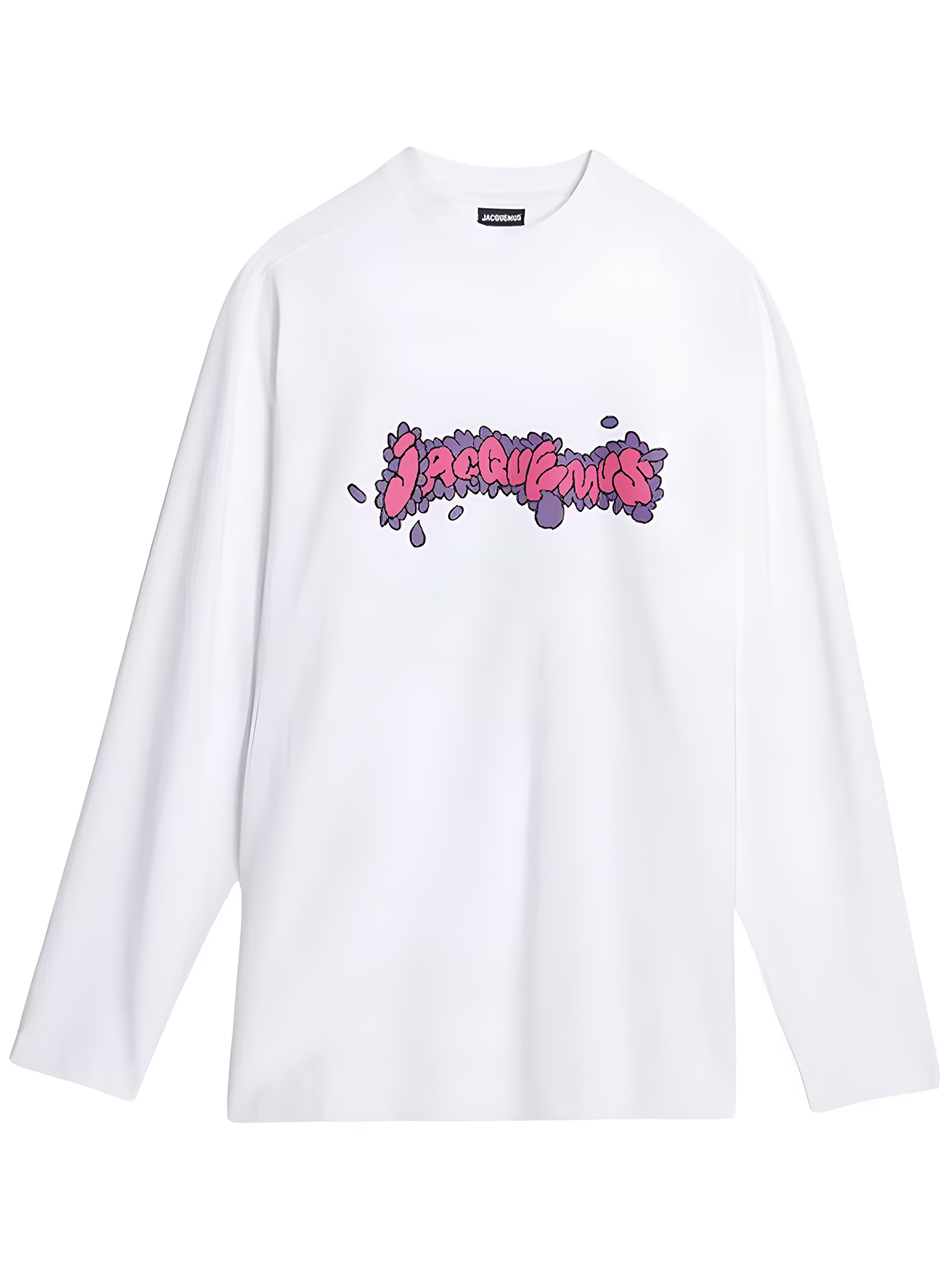 Jacquemus – Desenho – Langärmliges T-Shirt mit Manches Longues-Print in Weiß