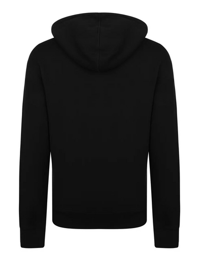 Gucci – Schwarzer Kapuzenpullover mit ineinandergreifendem GG-Logo