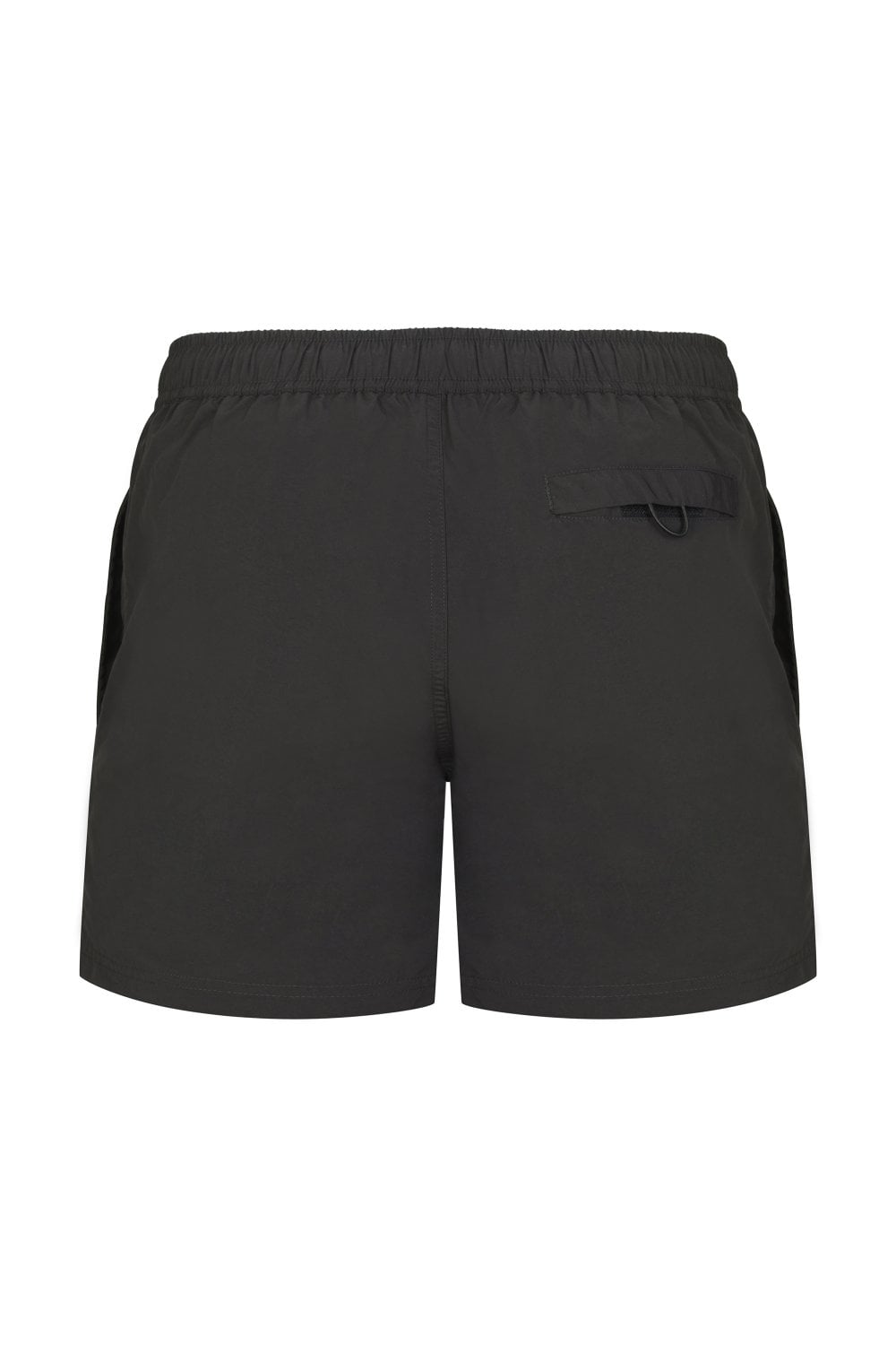 Kenzo – Kurze Badeshorts mit Paris-Logo in Schwarz